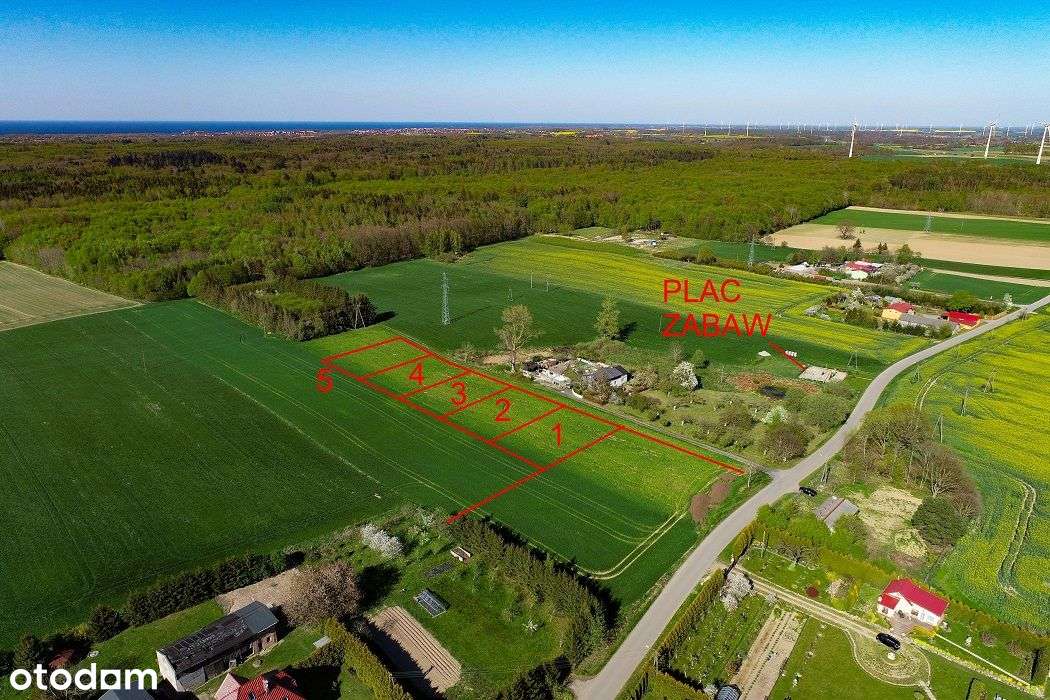 Działka budowlana 1008 m2 Stramniczka  6 km Kołobrzeg media promocja! - Pełny obrazek: 4/7