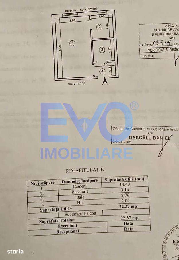 Garsoniera de vanzare, etaj 5, lift nou, Pacurari, Iasi-9