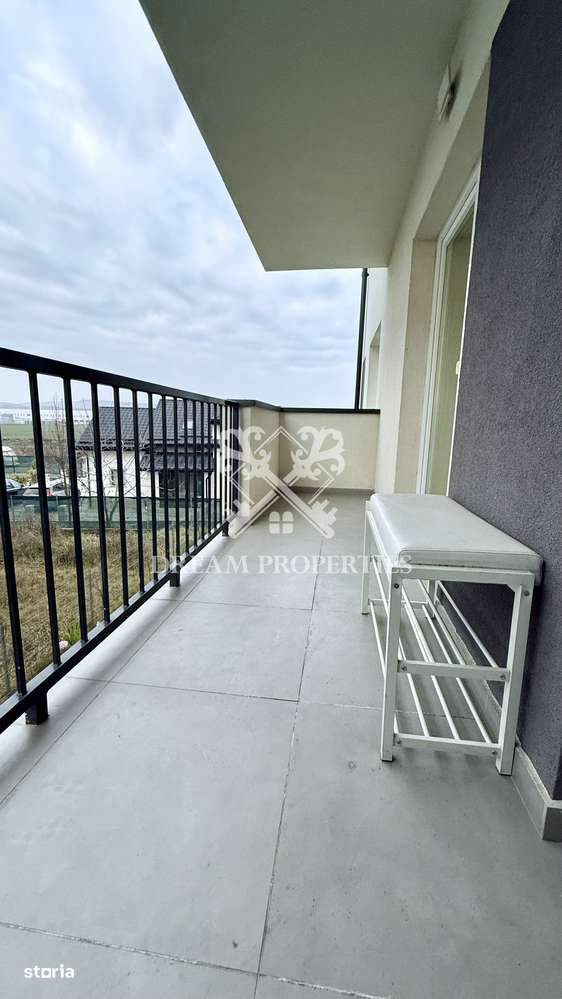 Apartament cu 3 camere la cheie, balcon, parcare, zona Apahida-9