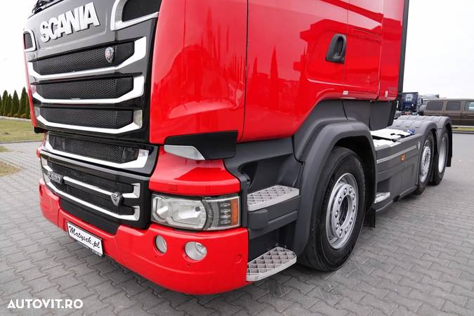 Scania R 520 / V8 / 6x2 / împingător / AXIE RIDICABILĂ - 11