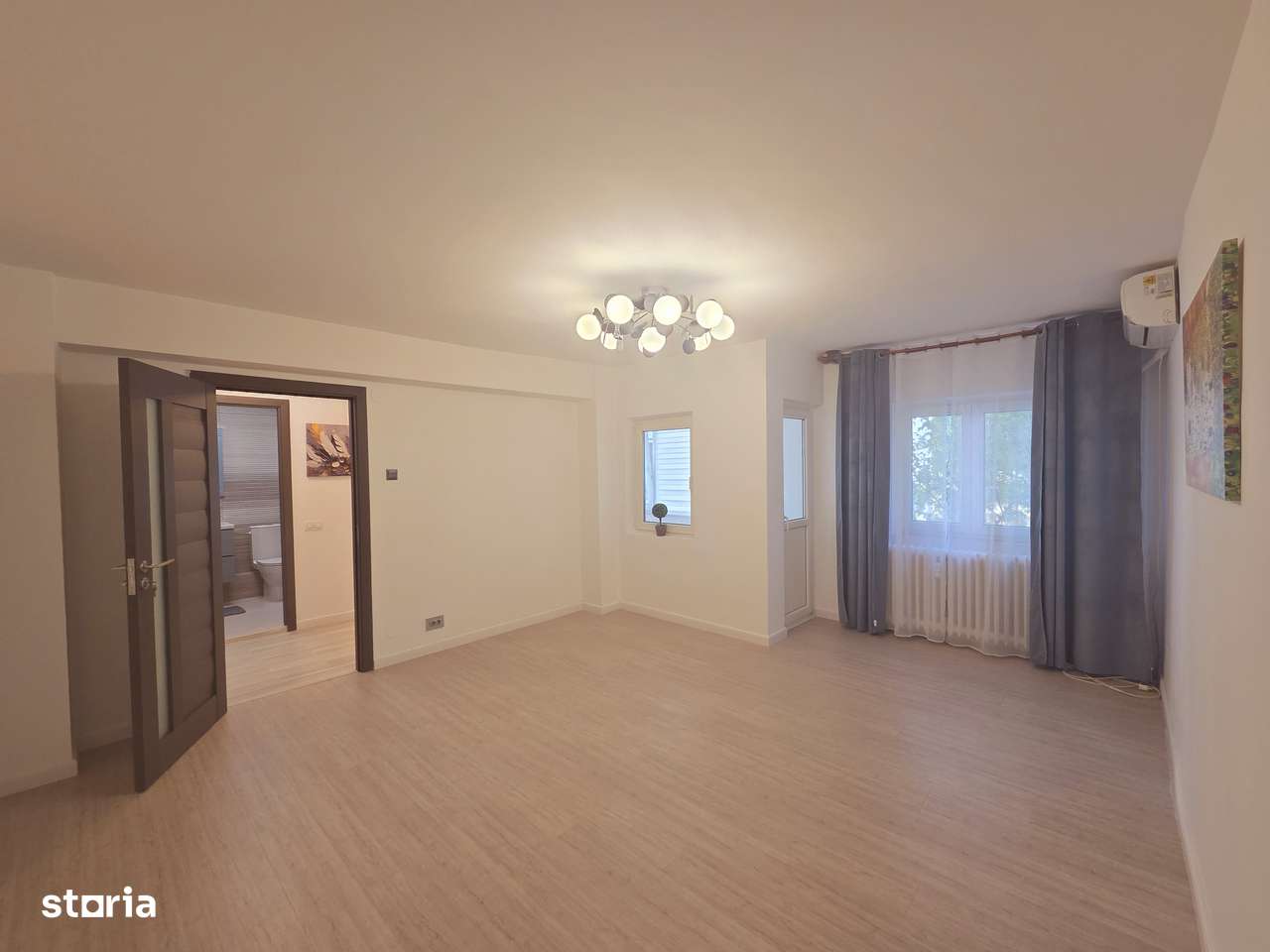 garsonieră renovată 2025, bloc 1989, 40 mp, metrou 9 min LUJERULUI - Imagine principală: 3/14