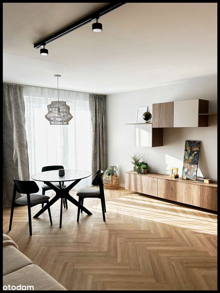Przestronny, Pastelowy apartament, 2 pok., garaż, kl, klima