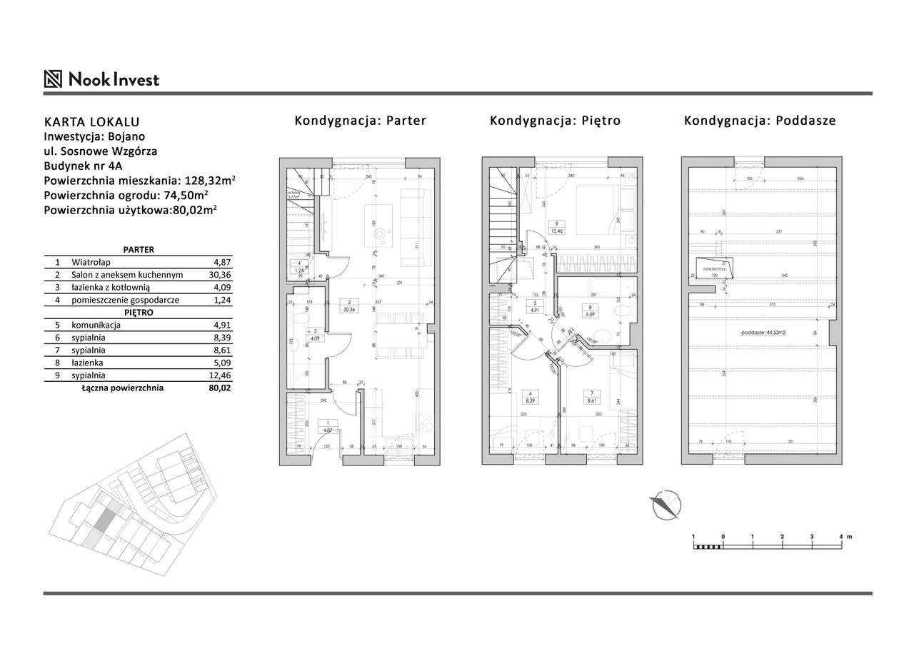 5-pokojowy dom 80m2 + ogródek Bez Prowizji - Pełny obrazek: 2/7