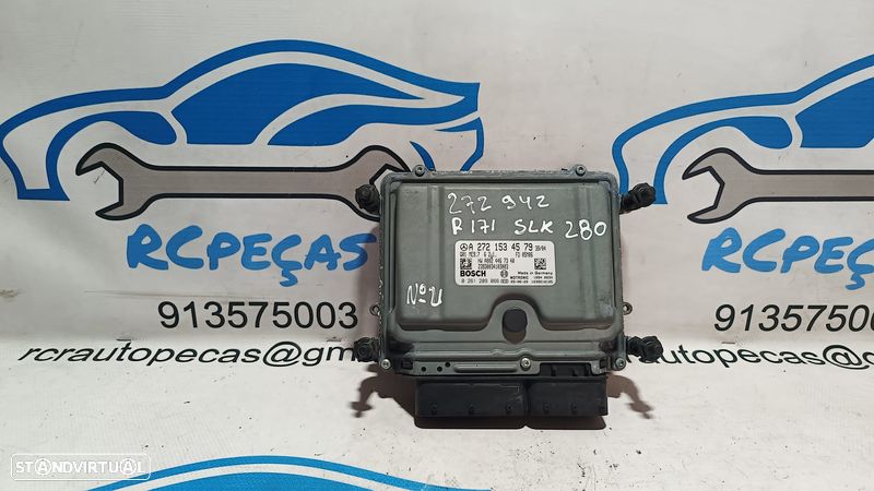 CENTRALINA ECU MOTOR MERCEDES BENZ CLASS SLK R171 280 3.0i V6 24V 231CV M272942 272942 A2721534579 2721534579 0261209066 - 1