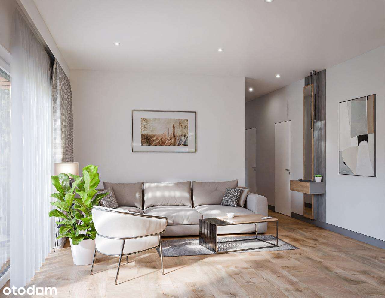 Nowoczesny dom parterowy w Klonówcu–trwała konstrukcja, stan zamknięty-15