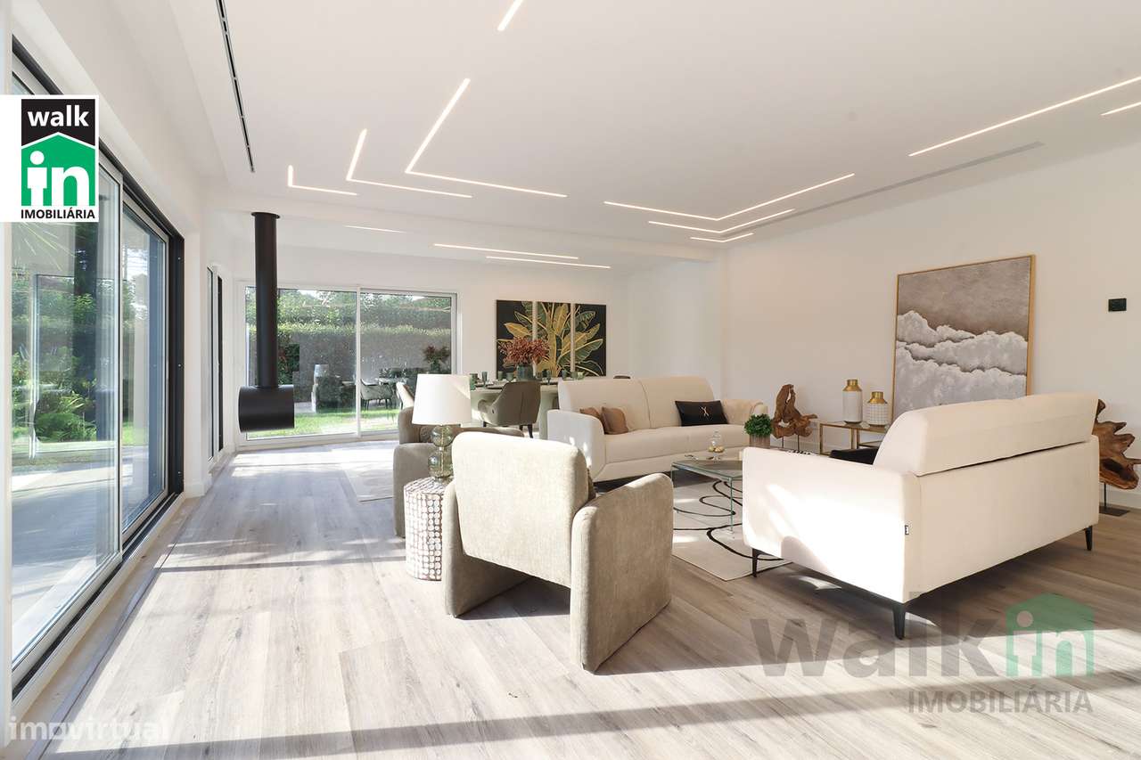 Moradia Térrea de Luxo V4 com Piscina na Herdade da Aroeira-10