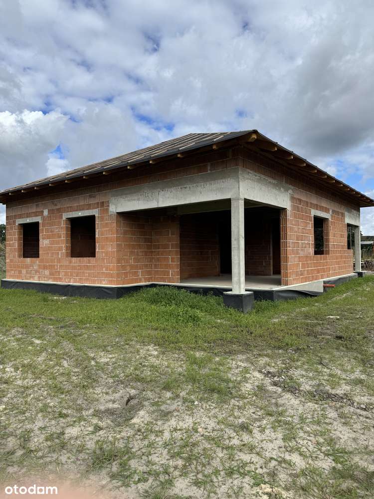 Parterowy dom 127m2 na dużej działce-Ceków, stan surowy otwarty - Pełny obrazek: 5/14