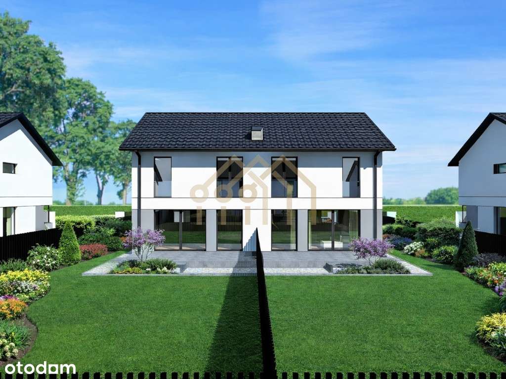 Bliźniak z dużym ogrodem / 5 pokoi / 113 m2
