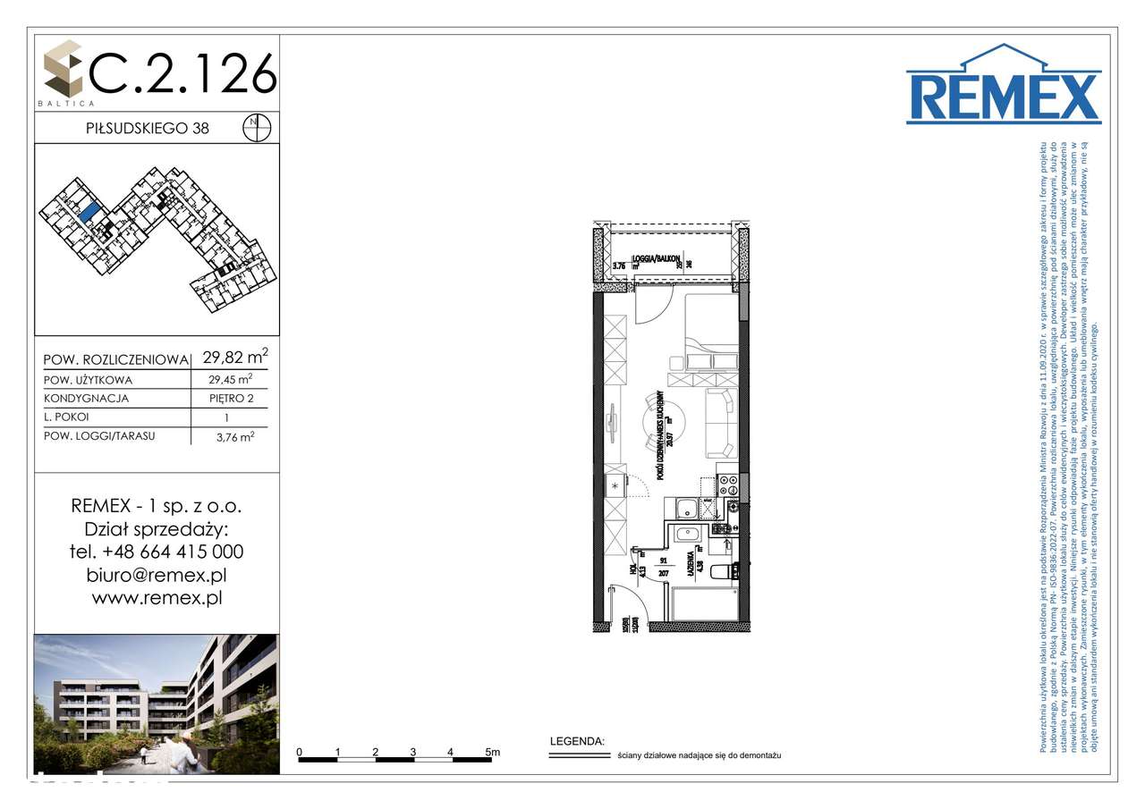 BA͏LT͏IC͏͏A | mieszkanie 1-pok. | C.2.126 - Pełny obrazek: 2/7
