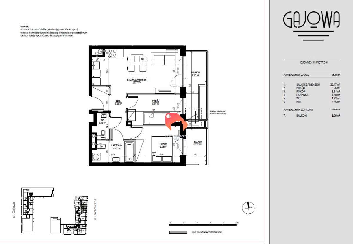 3 pokoje-widok na Balaton-park-6 piętro Bez Pcc-9
