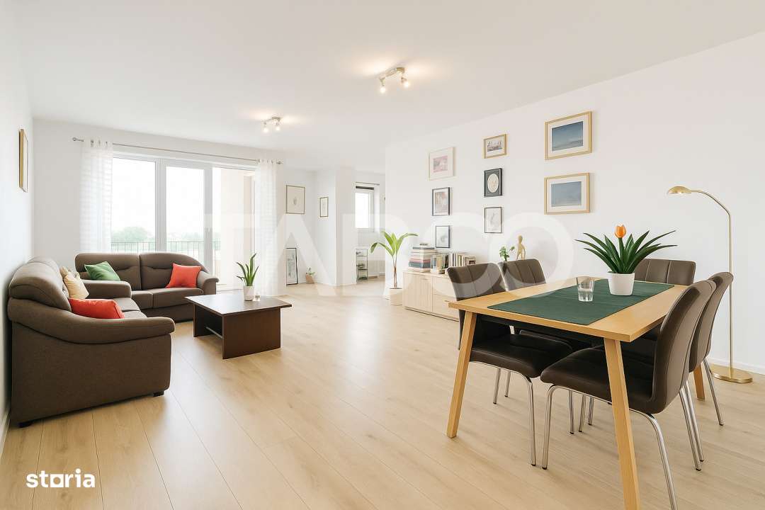 Apartament de inchiriat 3 camere City Residence etaj 3 cu lift - Imagine principală: 5/14