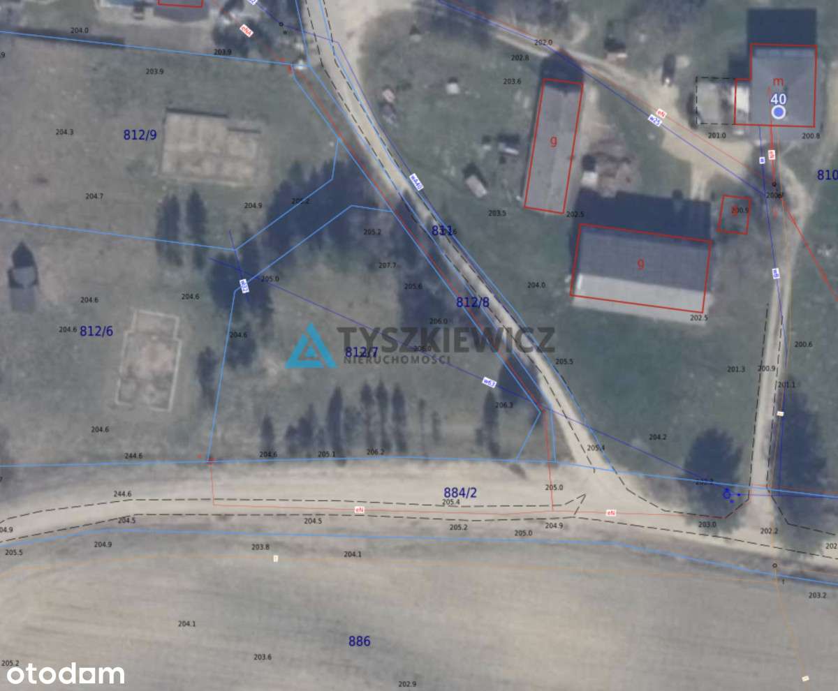 Gowidlino - urokliwa działka budowlana przy lesie - Pełny obrazek: 4/5