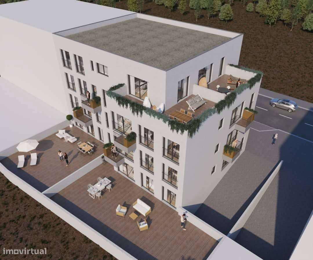 Excelente Apartamento T2, Último piso com Terraço Privado Alfena-3