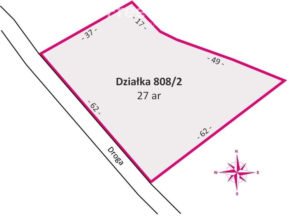 Działka budowlana 27 ar Lubenia - Pełny obrazek: 4/11