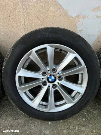 Jante bmw f10/f11 cu cauc 225/55R17 dot 2017 4-5mm Pirelli de iarna cu tot cu senzorii de presiune - 4