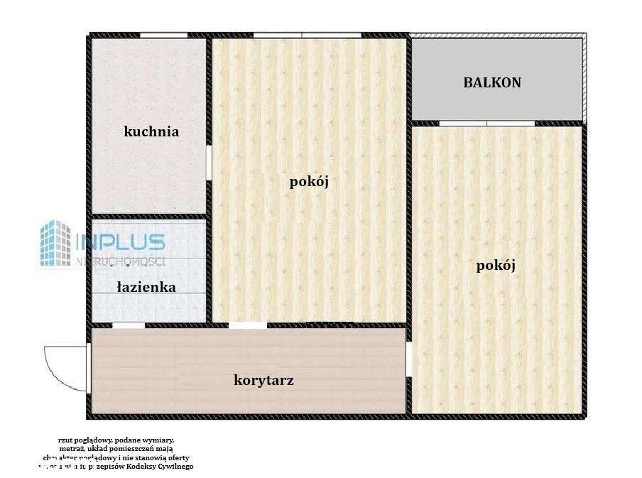 2 pokoje, balkon, 43 m2, Poznań, Piastowskie-3