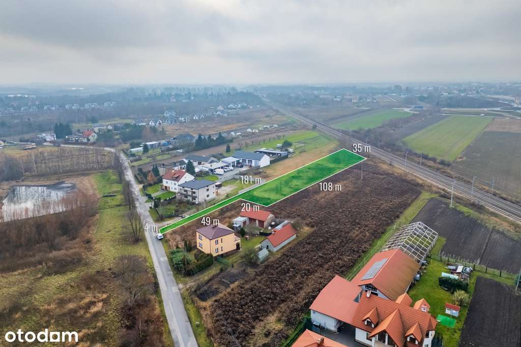 Działka budowlana z możliwością podziału-1