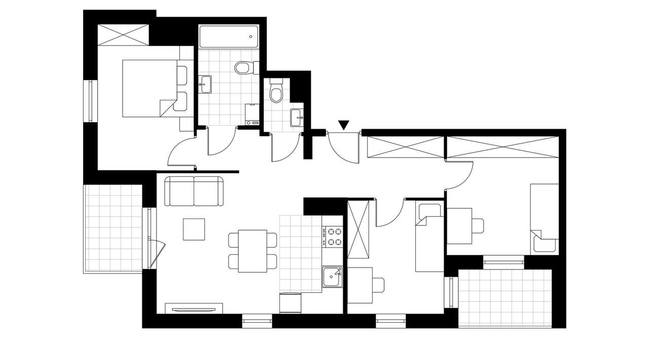 Nowe Miasto | apartament 4-pok. | A1.3.1 - Pełny obrazek: 4/9