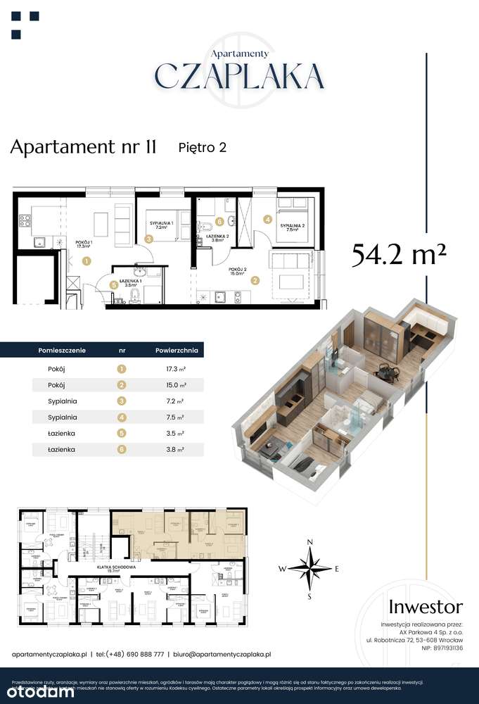 Apartamenty Czaplaka | Funkcjonalny układ | Sąsiedztwo Uniwersytetu - Pełny obrazek: 2/7