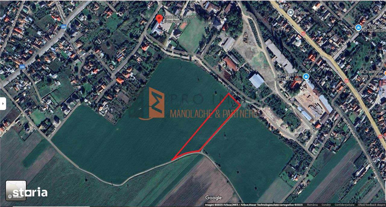 Teren intravilan zona Vernesti - COMISION 0 la cumparator !!! - Imagine principală: 1/1