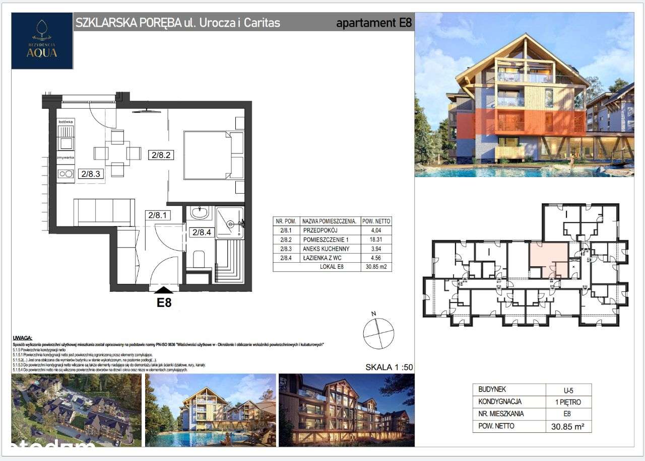 Rezydencja AQUA | bud. U5 | mieszkanie E08 - Pełny obrazek: 2/12