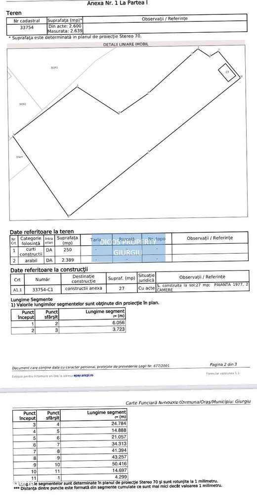 Teren 2.600 mp, utilități, Str. Merișor – Giurgiu-13