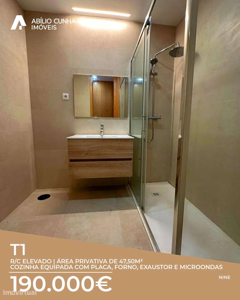 Apartamento T1 | R/C Elevado | 47,50 m² | Nine | 190.000 €-11