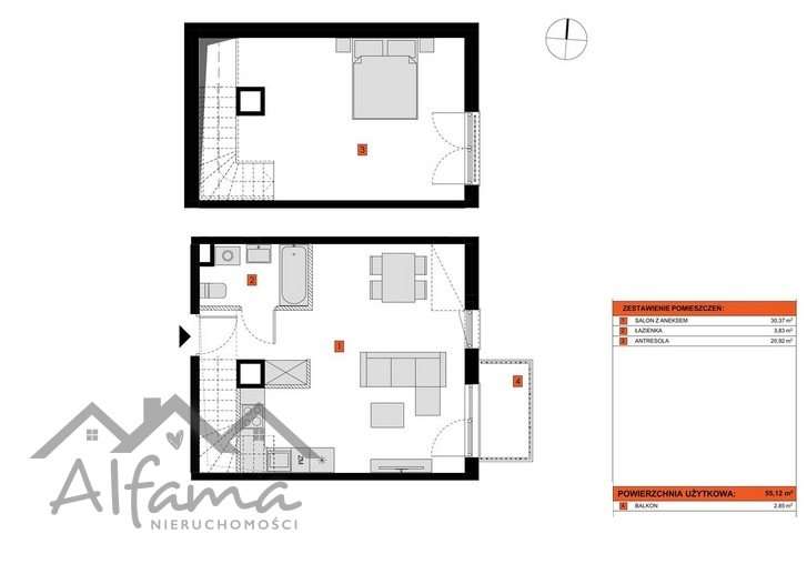 Gotowe|Okazja|Dwupoziomowe|Antresola|Zielono-2