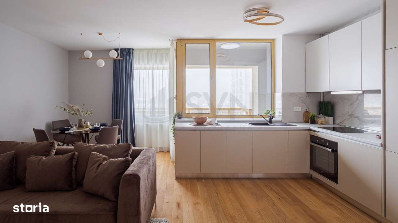 2 Camere 2 Bai -  Mobilat - Aviatiei Park - Vedere curte - Imagine principală: 5/11