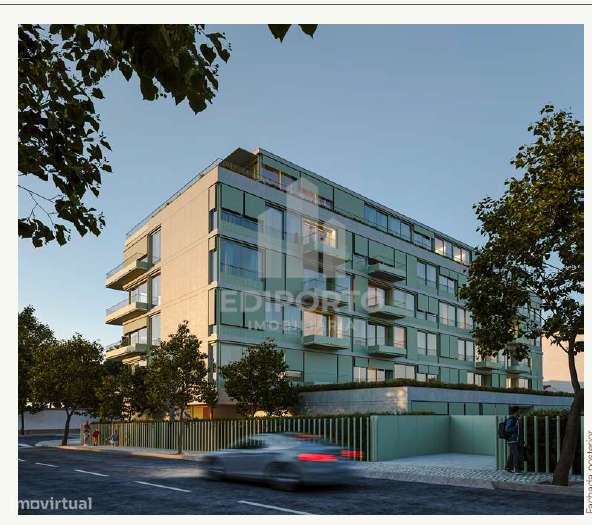Apartamento T1com terraço em empreendimento de luxo no Campo Alegre, P - Grande imagem: 3/24