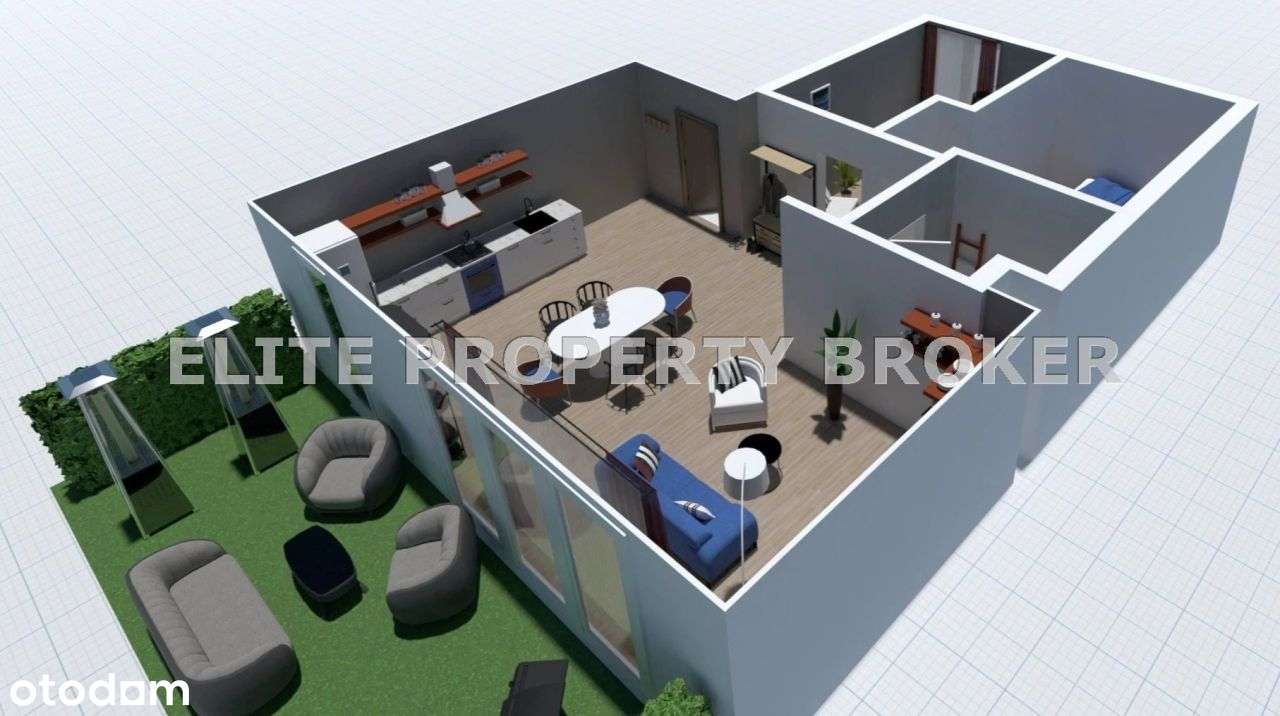 Mieszkanie 3-Pokojowe | 62,45 m² | Ogród 41 m²-5