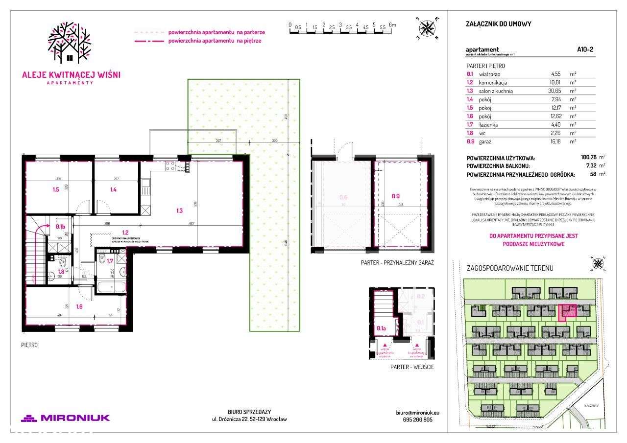 Apartament A10-2 (100m2)  z ogródkiem! Siechnice! - Pełny obrazek: 2/8