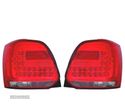 FAROLINS TRASEIROS LED PARA VOLKSWAGEN VW POLO 09+ VERMELHO - 1