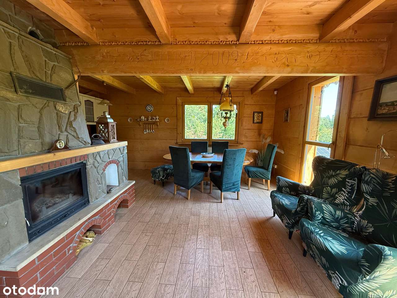 Dom z bali | Piękna działka 30a | Wola Wieruszycka gm. Łapanów-9