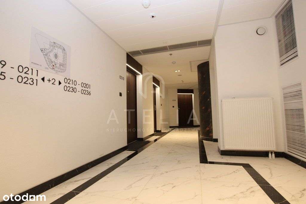 Hanza Tower - kawalerka z loggią na sprzedaż-6