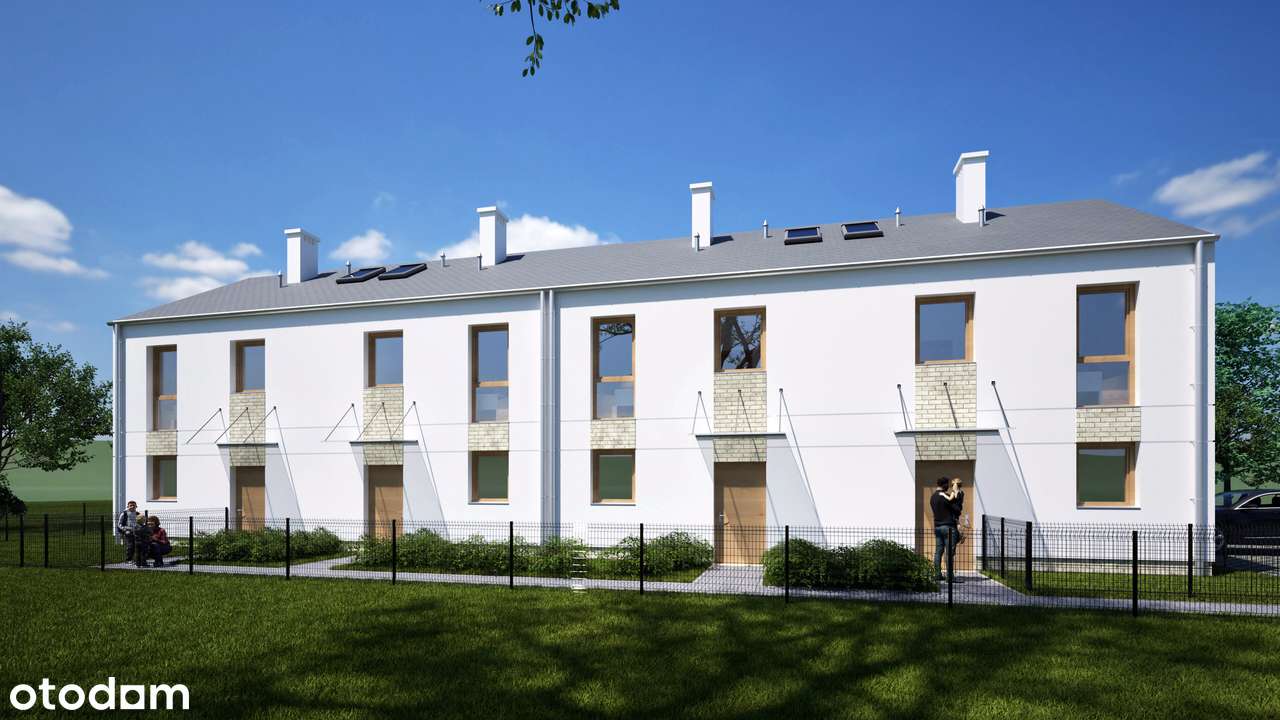 Komfortowe Segmenty Środkowe 81,73 m2 z ogrodami