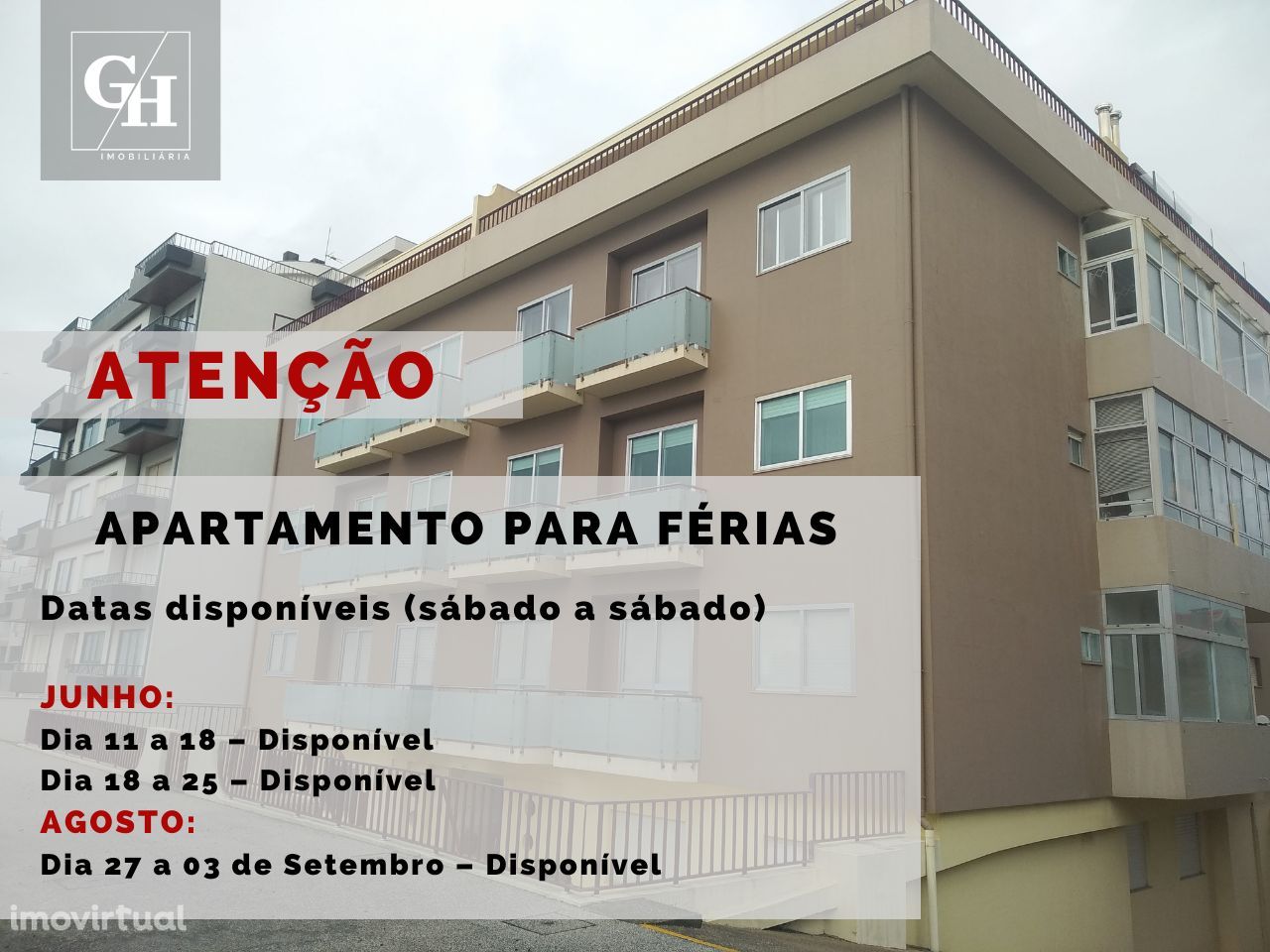 FÉRIAS/SEMANA - Apartamento T2 – Av. do Brasil, Vila do Conde