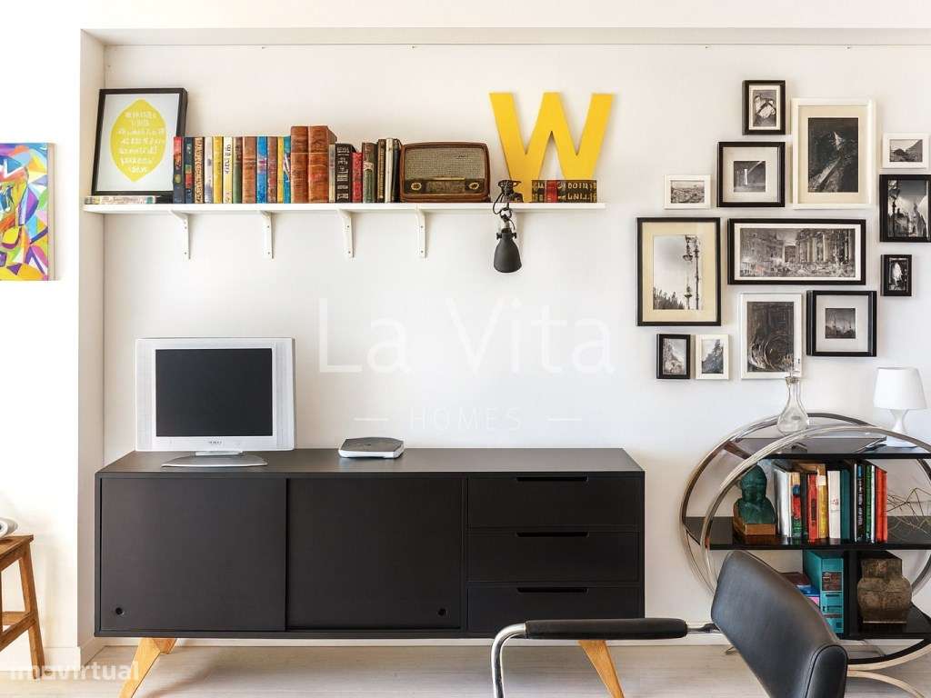 T1+1, totalmente remodelado, com licença de AL,. Bairro do Rosário,...-5