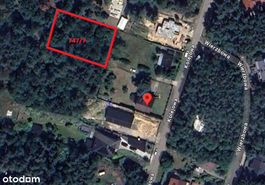 Chotomów działka budowlana 1265m2, las, blisko PKP - Pełny obrazek: 5/20