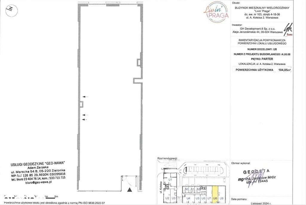 Lokal użytkowy, 104,85 m², Warszawa - Pełny obrazek: 4/4