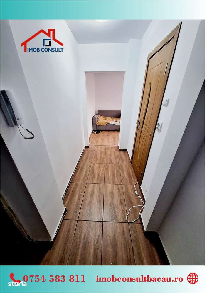 DE NERATAT! Apartament 2 camere – etaj 1, zona Milcov, Bacău! CE1394-4