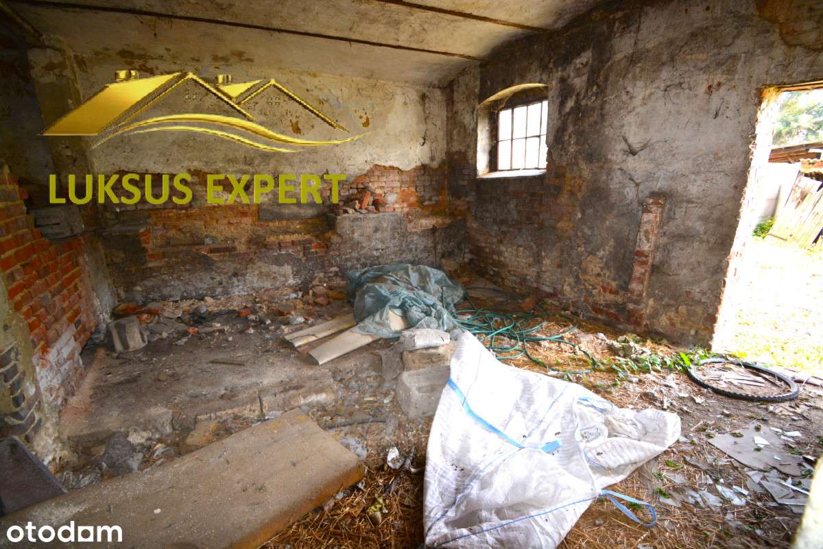 Działka z budynkiem do remontu w Łęce Opatowskiej - Pełny obrazek: 4/20