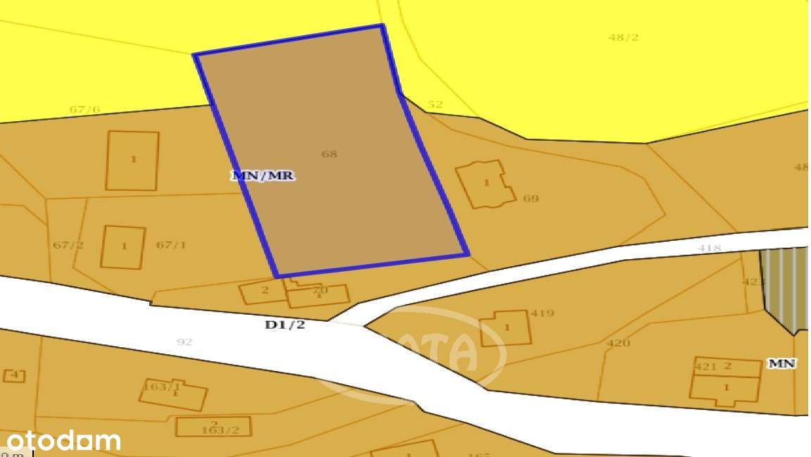 Działka budowlana w Radkowie - Pełny obrazek: 4/5