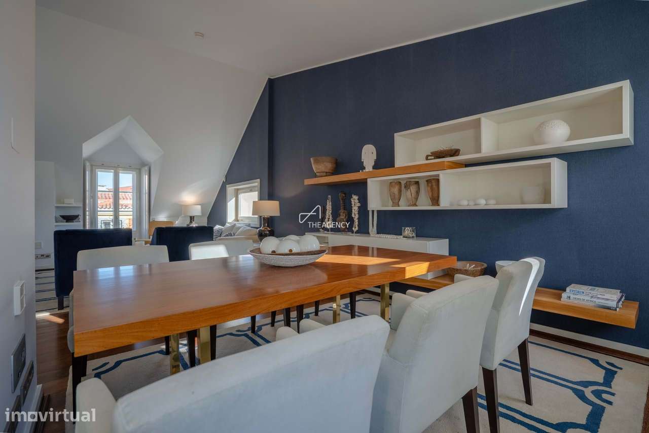 Duplex de luxo T2+1 com garagem no Chiado | 230 m² | Vistas panorâmica-6