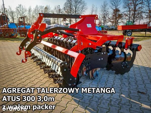 Agregat talerzowy siewny brona Hydropack packer Rura  2,5 m 2,7m 3m 4m TALERZÓWKA NOWA - 6