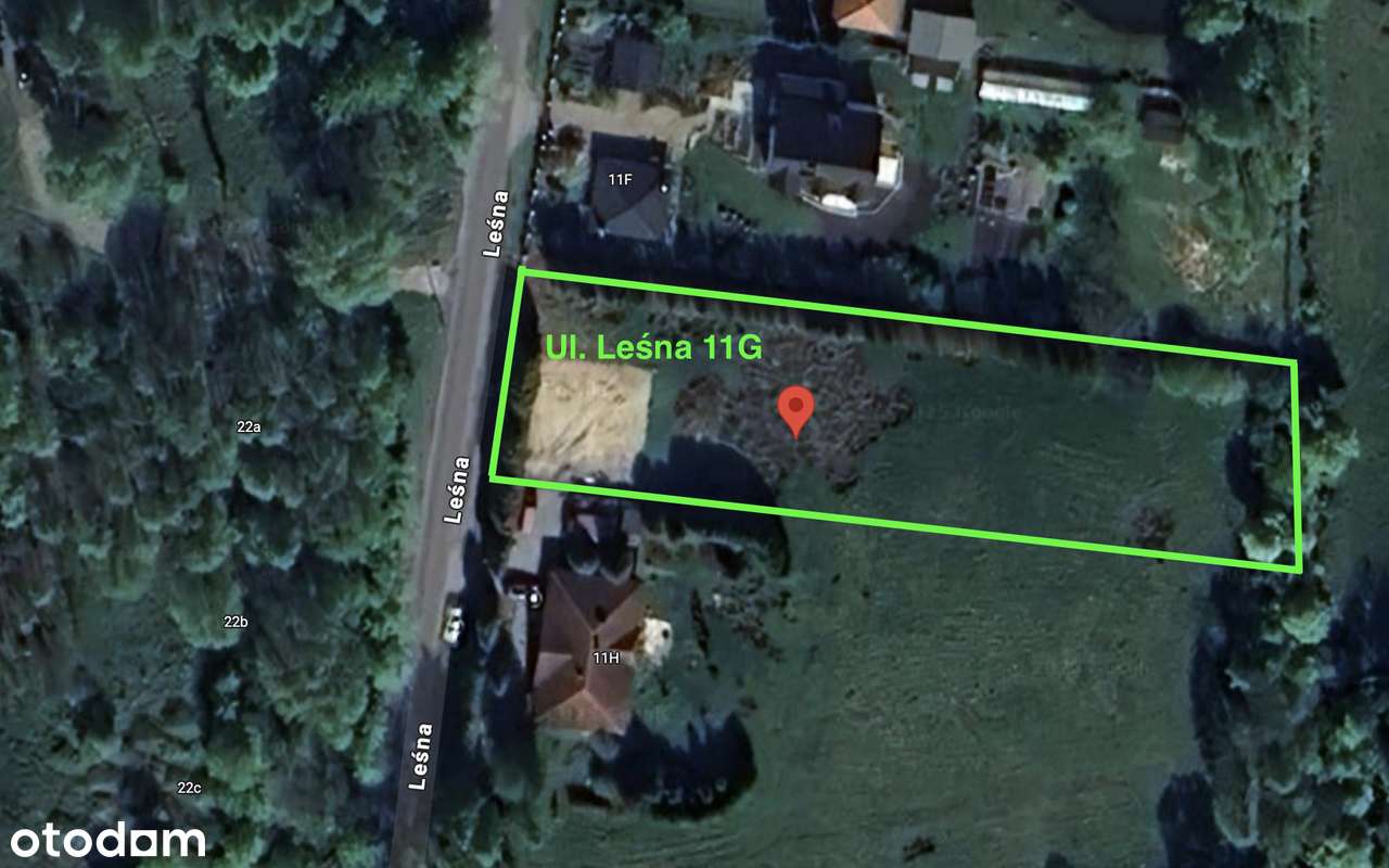 Działa 583 m2, Mała Nieszawka, Toruń, Wielka Nieszawka, ul. Leśna - Pełny obrazek: 1/7