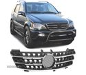 GRELHA FRONTAL PARA MERCEDES ML W164 05-08 PRETO CROMADO - 1