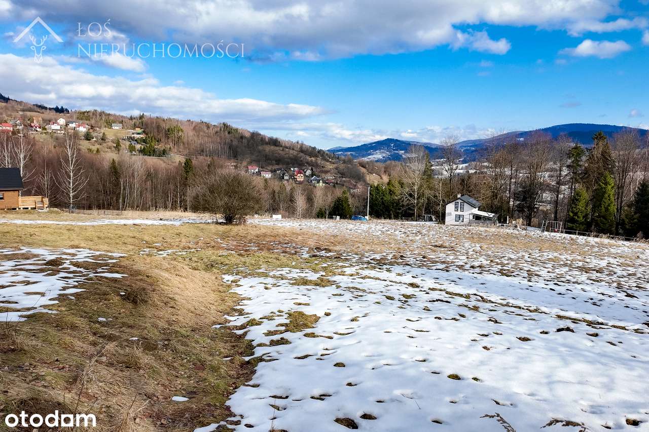 Działka z doskonałym dojazdem. Jeleśnia - nieruchomość inwestycyjna-12