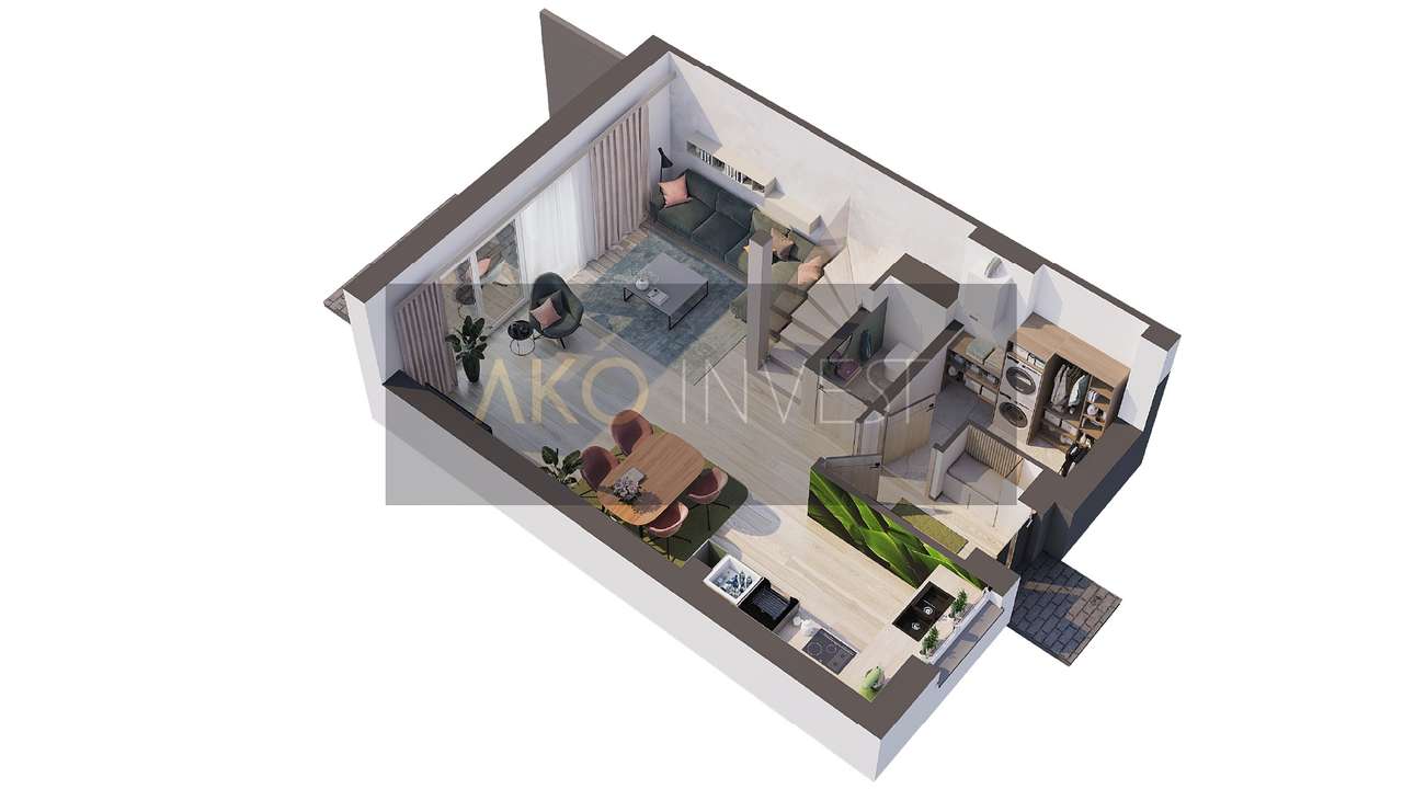 Zamieszkaj w Pobiedziskach! M4 w zab. szeregowej-94m2 z ogrodem i 2 MP - Pełny obrazek: 4/9