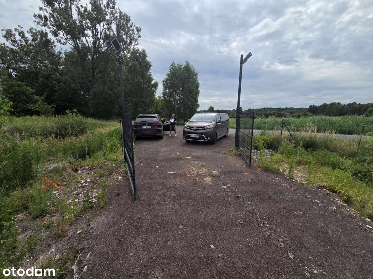 Działka Ożarowice idealna na parking lub innePyrzowice 3000m2ogrodzona-5